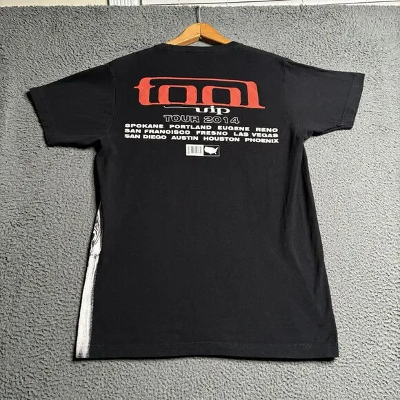 2014 VIP Tour Tool T-Shirt Progressive Metal Band Shirt Men's Tee Small - Picture 4 of 11